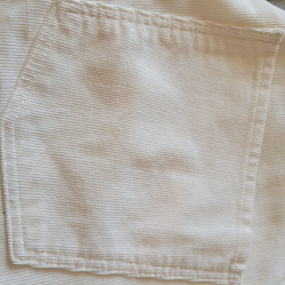 Talbots Womens Ivory Straight Leg Corduroy Pants Size 10 Five-Pocket Style - Picture 3 of 5